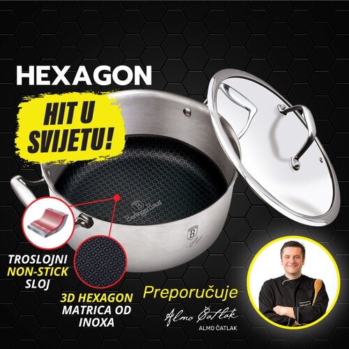 Berlinger Haus Hexagon Non-stick lonac s poklopcem Cijene