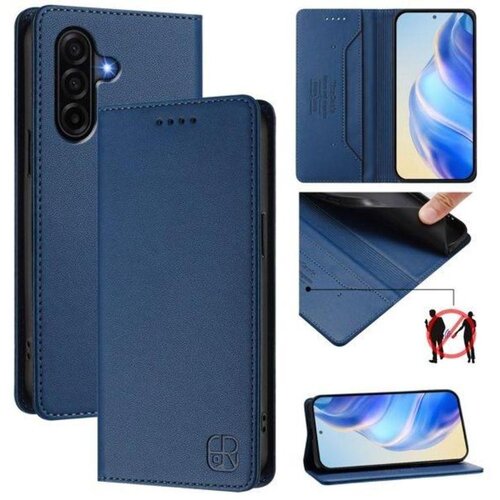 Chameleon Preklopna torbica (WRC) za Samsung Galaxy A57 5G, temno modra Cene