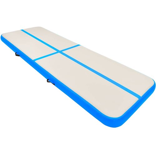  Strunjača na napuhavanje s crpkom 400 x 100 x 15 cm PVC plava Slike