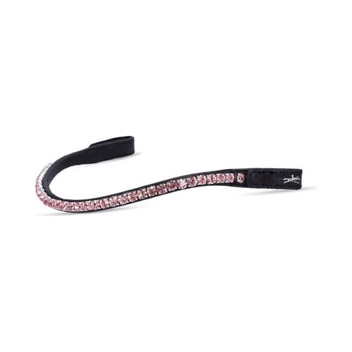 Schockem&amp;ouml;hle Sports Čelni trak &amp;#039;Browband Siena&amp;#039; - black/light pink - Cob Slike