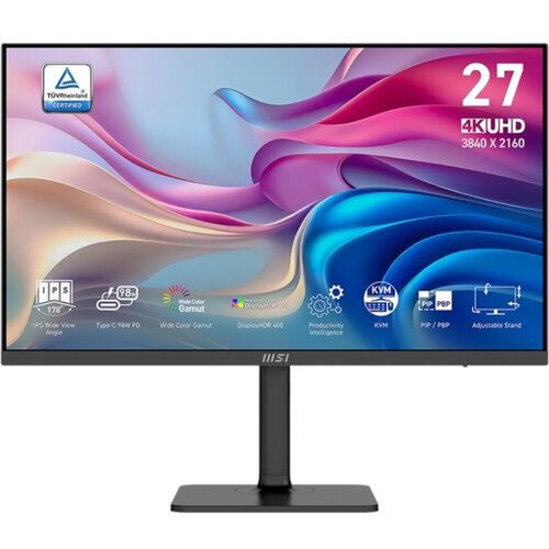 MSI MODERN MD272UPHGDE computer monitor 68.6 cm (27) 3840 x 2160 pixels 4K Ultra HD Black Cijene
