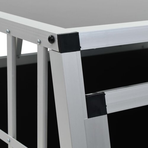 Kavez za pse s dvostrukim vratima 94 x 88 x 69 cm Slike