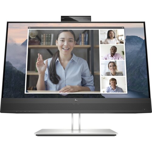 HP 23.8&amp;quot; IPS AG FHD 1920x1080@60Hz, Flat Conferencing Monitor, 16:9, 1000:1, 5ms, 250 cd/m2, 178&amp;deg;/178&amp;deg;, - 169L0AA Slike