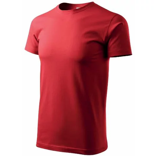 BASIC majica kratkih rukava muška crvena 4XL