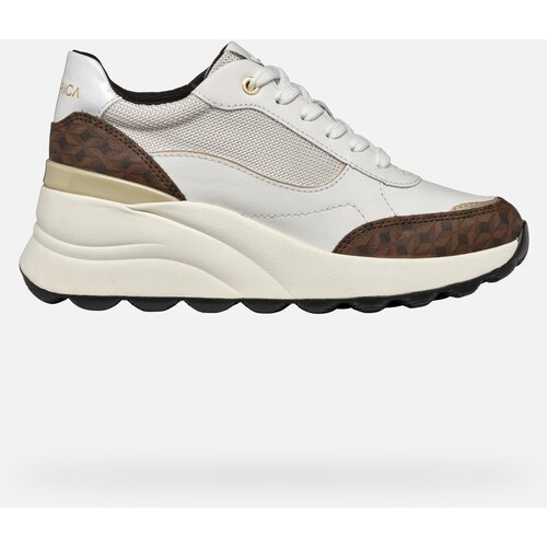 Geox White women's sneakers Spherica Ec13 - Women's Cene
