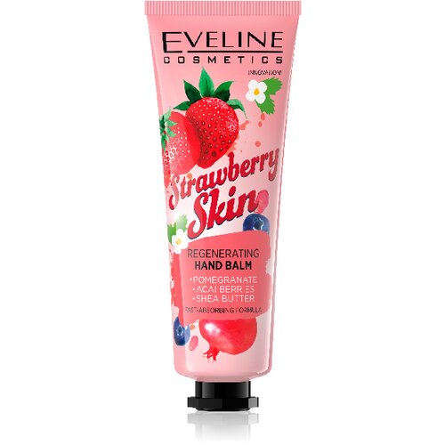 Eveline Strawberry Skin negovalni balzam za roke z vonjem jagod 50 ml Cene