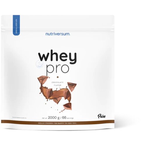 NUTRIVERSUM whey pro - prvoklasni čist protein surutke - čokolada 2kg Cene