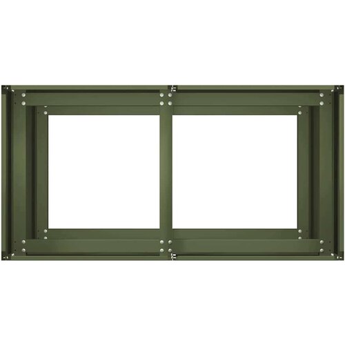 VidaXL Sadilica maslinastozelena 80x40x80 cm hladno valjani čelik Slike