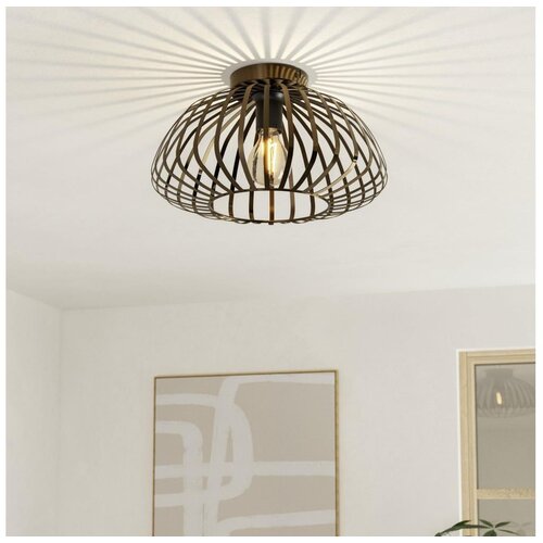 Eglo 901096 - stropno svetlo espinal 1xE27/40W/230V prečnika 38,5 cm u bronzi Slike