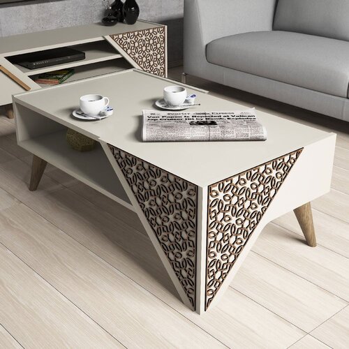  Club sto Beryl 105x58x40cm Krem Cene