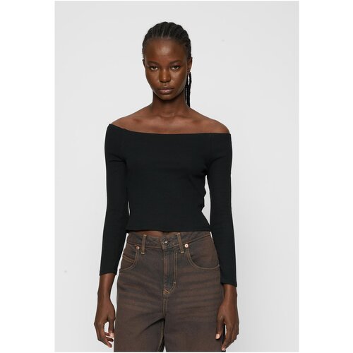 Urban Classics Women&amp;#039;s Shoulderless Long Sleeve Black Slike