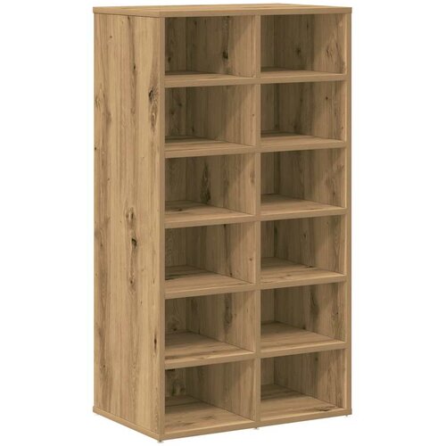VidaXL Stalak za cipele Artisan hrast 54x34x100 5 cm izrađeno drvo - Hrast artisan Slike