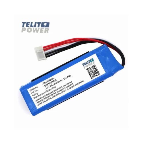 Telit Power baterija li-po 3.7V 6000mAh za jbl charge 3 bežični zvučnik JML320SL Slike