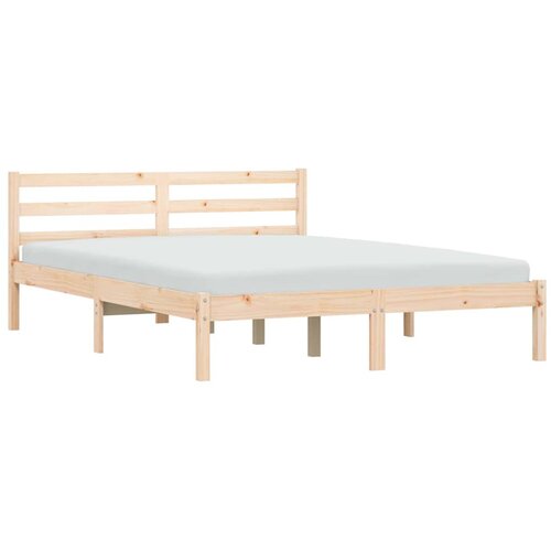 VidaXL Konstrukcija postelje Naravna 208.6 x 157.6 x 69.4 cm, (5000121601) Slike