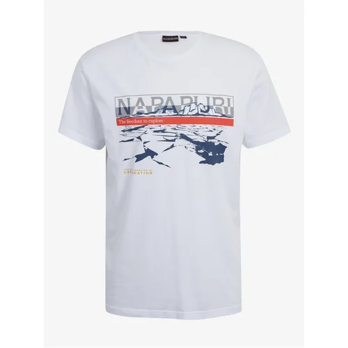 Napapijri Men's White T-Shirt Forsteri - Men