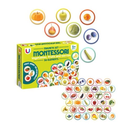 Montessori Magnetni Set Montesori - Voće I Povrće Cene