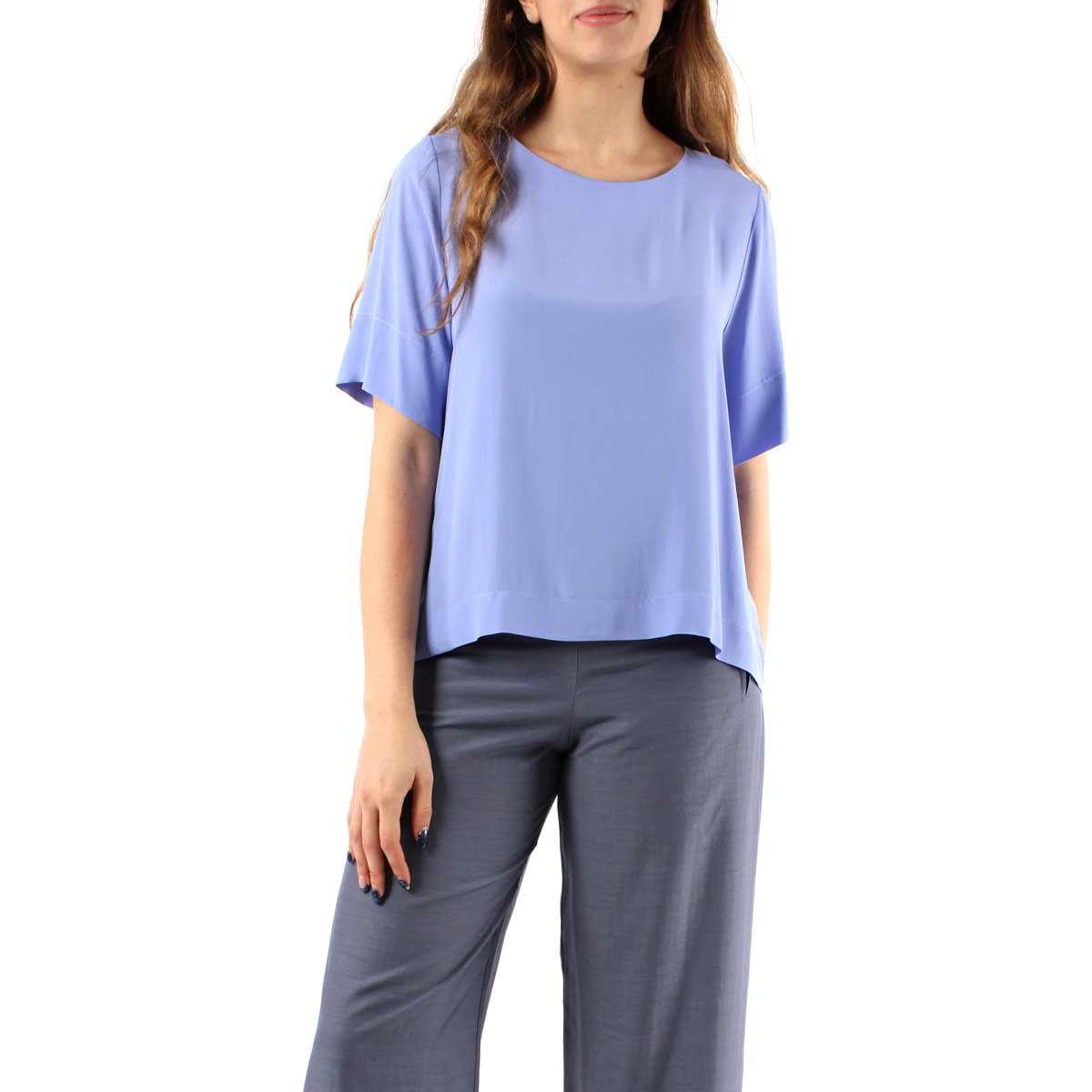 Niu&amp;#039; Topi &amp;amp; Bluze SS25606T013 Modra Slike