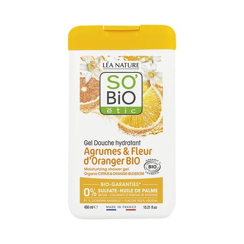 SO’BiO étic Gel za prhanje citrusi in pomarančni cvetovi Cene