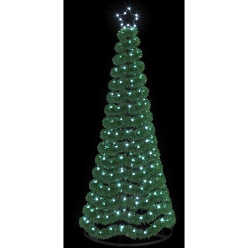  LED božićno drvce od folije s postoljem EKENAS 180 cm Slike