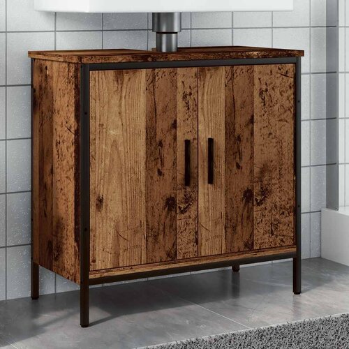 Ormarić za umivaonik boja drva 60x30x60 cm konstruirano drvo Cene