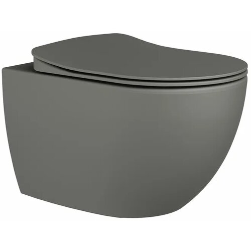 Creavit Free konzolna WC &scaron;olja Cool grey Cene