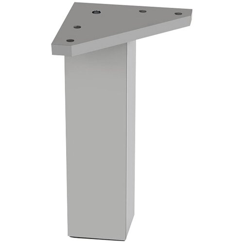 X komplet nožica za namje&amp;scaron;taj (4 4 15 cm, Aluminij, Plastika, Nosivost: 150 kg, 4 Kom.) Slike
