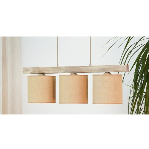 Brilagi - Visilica na sajli FOREST 3xE27/15W/230V borovina/braon Slike