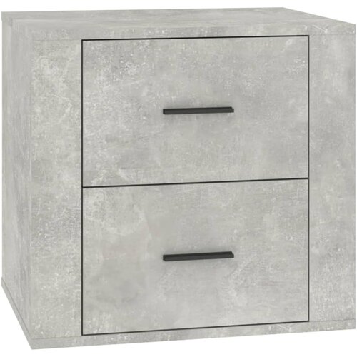 Maison Chic Nočna omarica - Nočna miza betonsko siva 50x39x47 cm, (21688577) Slike