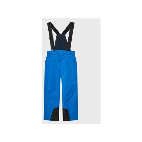 4f Smučarske hlače HJZ22-JSPMN001 Modra Regular Fit