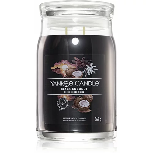 Yankee Candle Black Coconut dišeča sveča I. Signature 567 g
