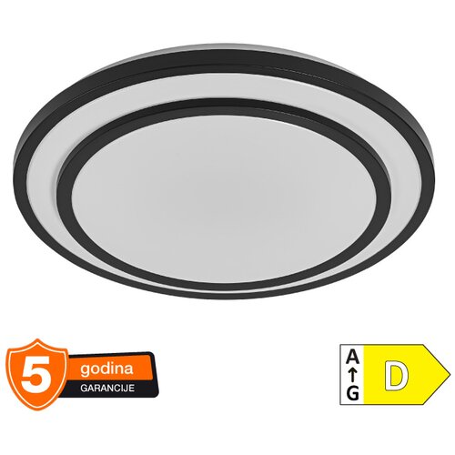 Ledvance Orbis LED okrogla stropna svetilka Berlin (36 W, Ø x V: 49,2 x 8 cm, Črna, Topla bela) Cene