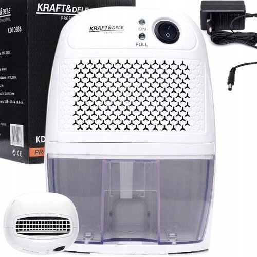  25W odvlaživač zraka i upijač vlage 800ml LED bijeli Cijene