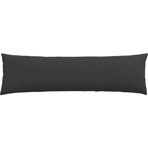 VidaXL jastučići za sofu 2 pcs crna 145 x 40 cm tkanina Slike