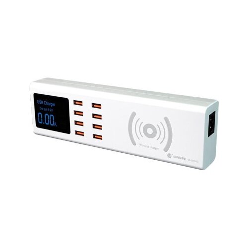  Punjac pametni ss-309wd 8xusb + bezicni punjac (qi) sunshine ( AL1269 ) Slike