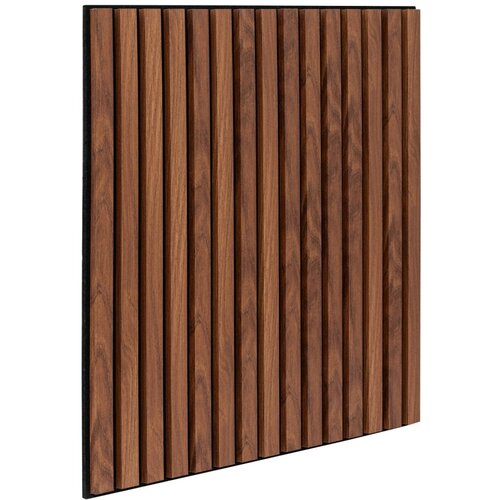  akustični panel mdf oreh/črni filc 60 x 2,1 x 60,5 cm Slike