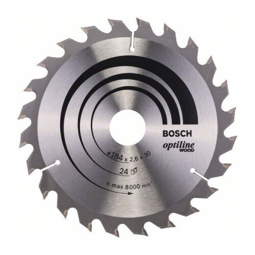 Bosch list kružne testere optiline wood 184 x 30 x 2,6 mm, 24 ( 2608640610 ) Cene