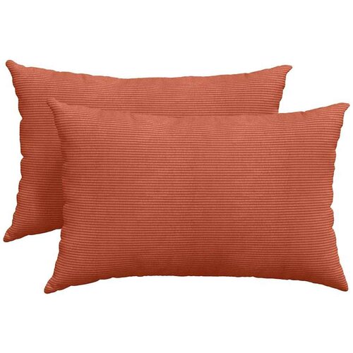 VidaXL jastučići za sofu 2 pcs crvena narančasta 60 x 40 cm Slike