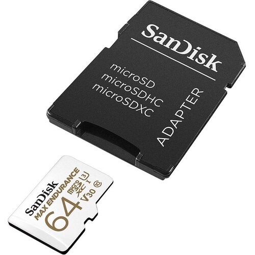 San Disk MAX ENDURANCE microSDXC 64GB + SD Adapter Cene