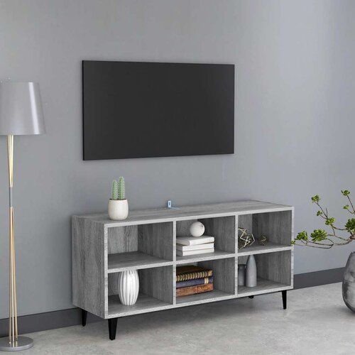 TV ormarić s metalnim nogama boja hrasta sonome 103,5x30x50 cm Cijene