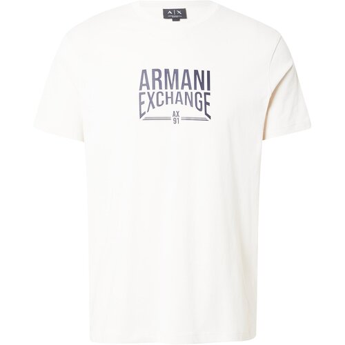 Armani Exchange Majica kremna / mornarska Cene