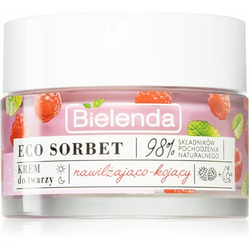 Bielenda Eco Sorbet Raspberry hidratantna i umirujuća krema za lice 50 ml