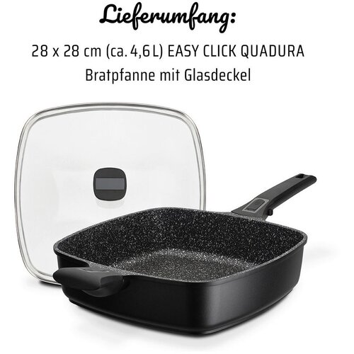 Gsw PONEV EASY CLICK 28/7,5 cm premaz Vitaflon&amp;reg; Granit Slike