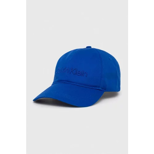 Calvin Klein Pamučna kapa sa šiltom s aplikacijom