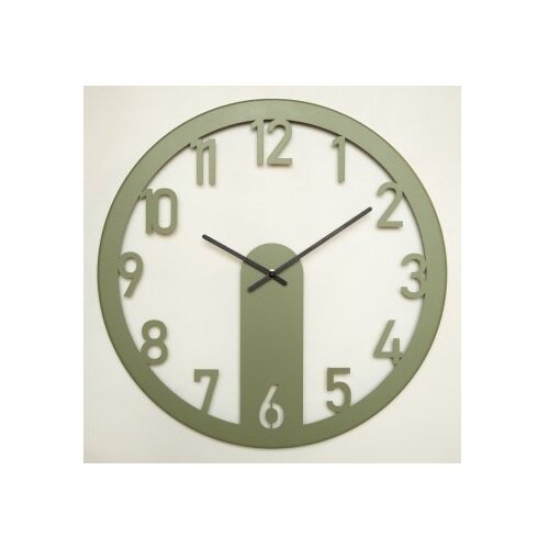 WALLXPERT zidni sat mood metal wall clock APS114 green Cene