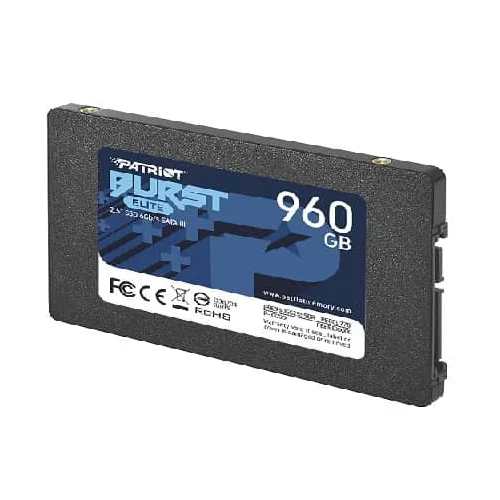 Patriot SSD 960GB 2.5”SATA3, Burst Eliteup to R/W : 450/320MB/s;