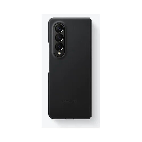 Samsung Usnjena hrbtna plo&amp;scaron;ča Galaxy Z Fold 4, črna Slike