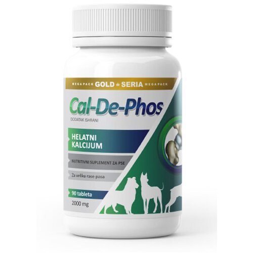 Interagrar tablete kalcijuma za pse 2000mg CalDePhos GOLD 90 tbl Cene