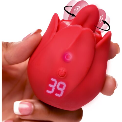 Bloomgasm Rose Kisser Licking &amp;amp; Vibrating Digital Clitoral Stimulator Slike