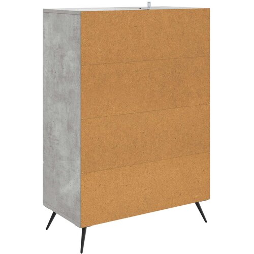  Kreveta Betonska siva 66 x 34,5 x 95 cm Konstruirano drvo Slike