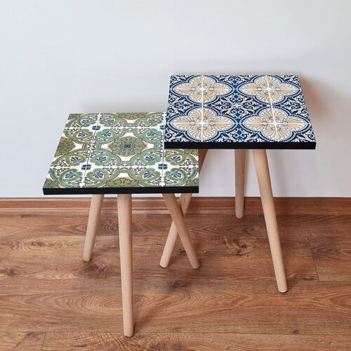 Hanah home set klub stočića 2Shp465, 2 komada, Šareni Cene